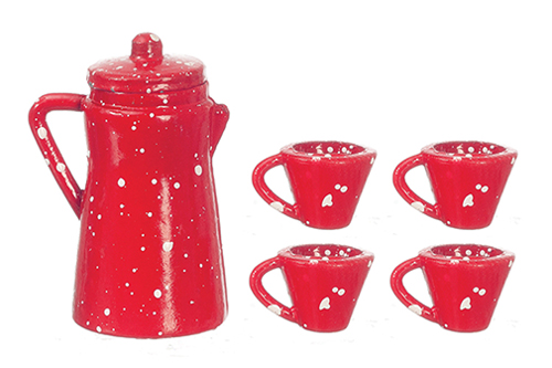 Redware Coffee Set